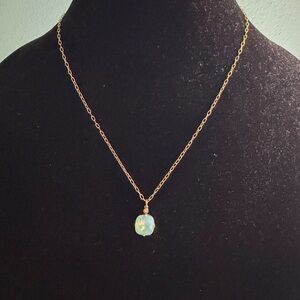 Catherine Popesco La Vie Parisienne Swarovski Crystal Pendant Pacific Opal